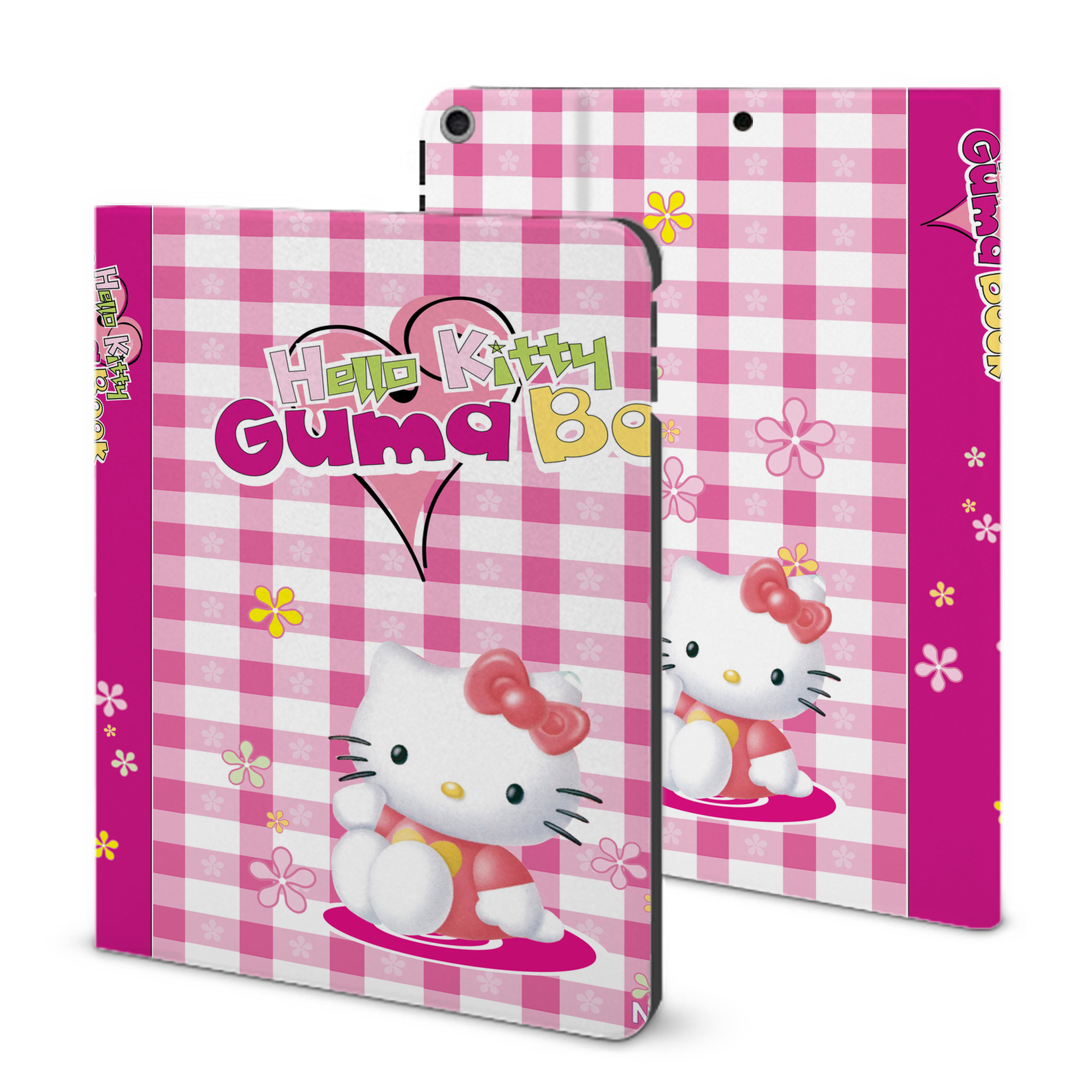 （画像用） Hello Kitty ハローキティ IPad ケース ブック型 PUレザー TPU 耐衝撃 軽量 薄型 ペン収納なし 全面保護 IPad 各モデル対応